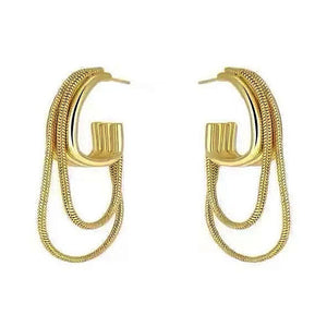 Self Made Chain Earrings