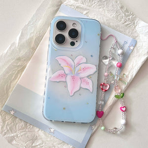 Pastel Tropical Flower iPhone Case