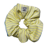 Pastel Stripe Pajama Style Scrunchies