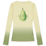 Pear Gradient Knit Top