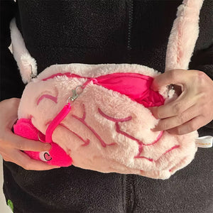 Pink Brain Shoulder Bag