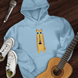 Cat Playing The Clarinet Hoodie
