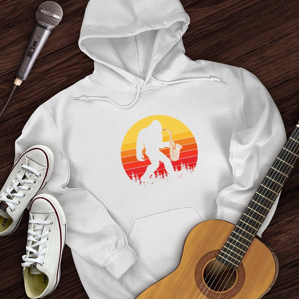 BigFoot Playing Sax Hoodie