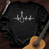 Guitar Heartbeat Crewneck