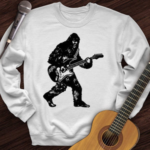 Bigfoot Playing Guitar Crewneck
