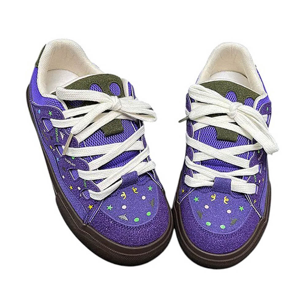 Purple Star Skater Sneakers