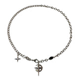 Silver Star Chain Necklace