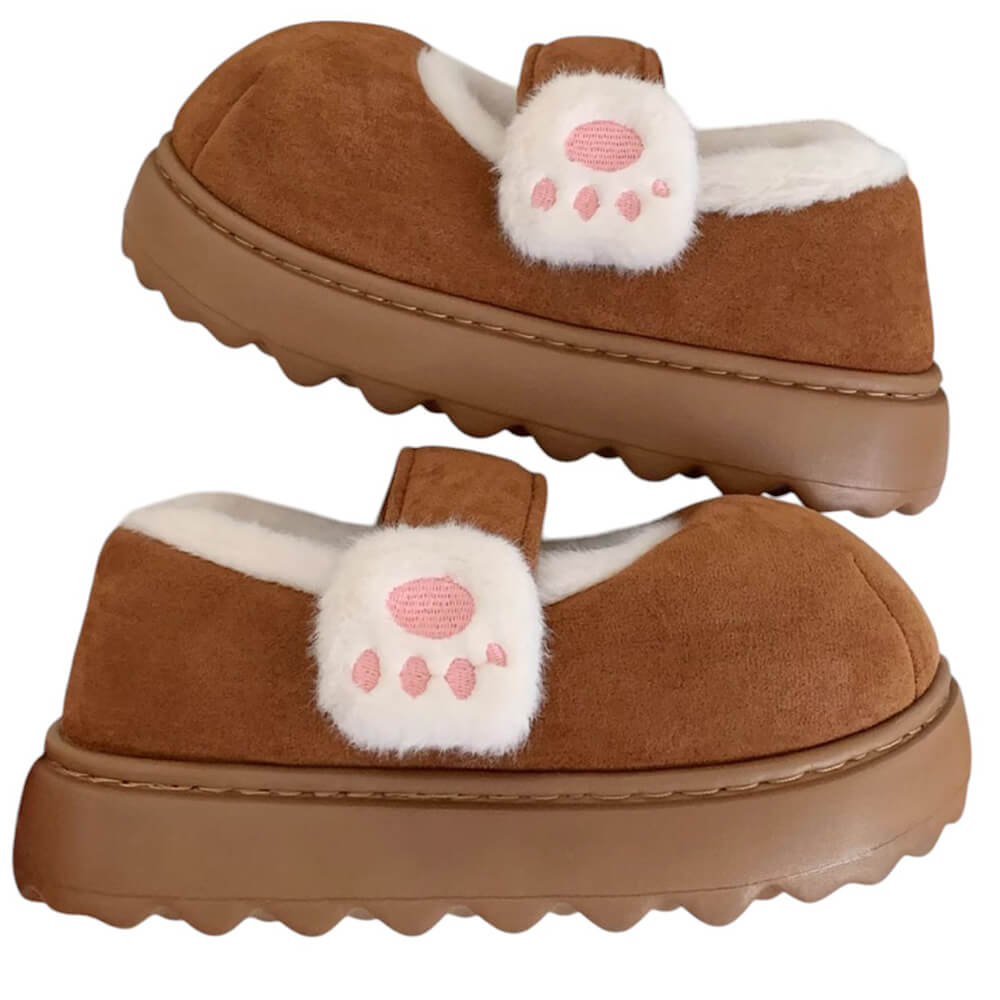 Soft Girl Kitten Platform Mary Janes