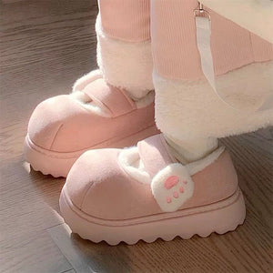 Soft Girl Kitten Platform Mary Janes