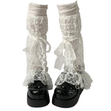 Star Girl Lace Leg Warmers