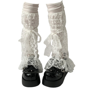Star Girl Lace Leg Warmers