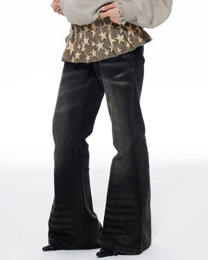 Star Print Y2K Overlay Belt