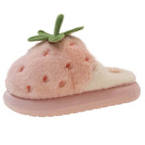Strawberry Fluffy Slippers