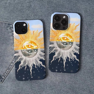 Sun & Moon Aesthetic iPhone Case