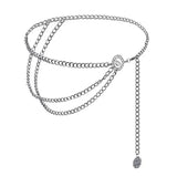 Vintage Style Coin Layered Chain Belt