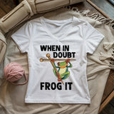 Frog It Lady V-neck
