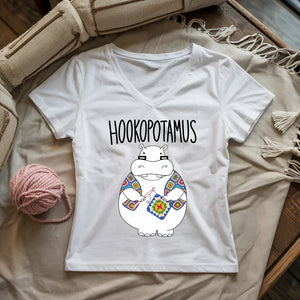 Hookopotamus Lady V-neck