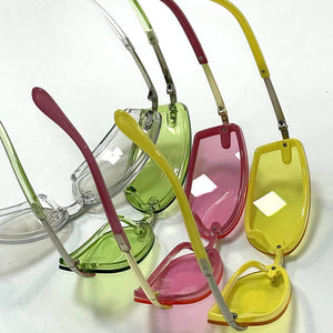 Run Your Game Rimless Sunglasses