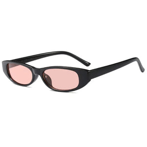 Y2K Skinny Oval Sunglasses