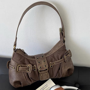 Y2K Western Baguette Bag